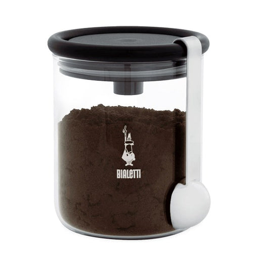 Bialetti Glass Storage Jar With Moka Top