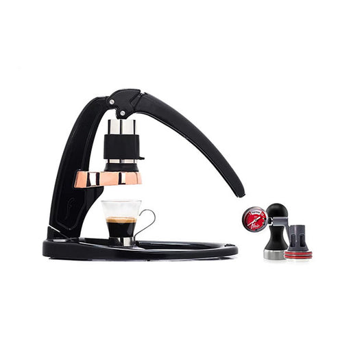 Flair Espresso Maker Signature - Black / Copper Single W/ Pressure Gauge